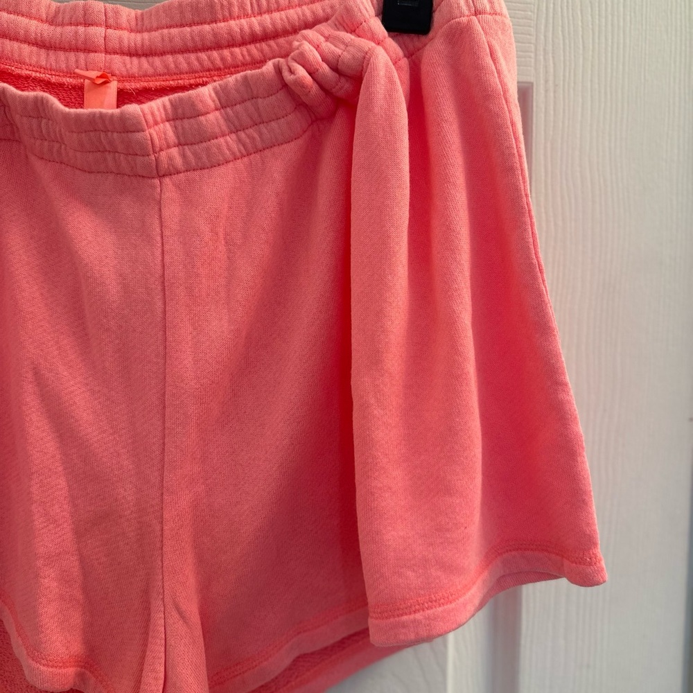 SKIMS Modal French Terry Coral Relaxed Shorts Size XL - Picture 4 of 8